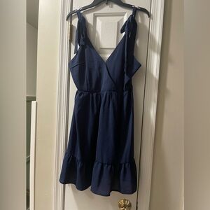 SHEIN navy blue dress size large